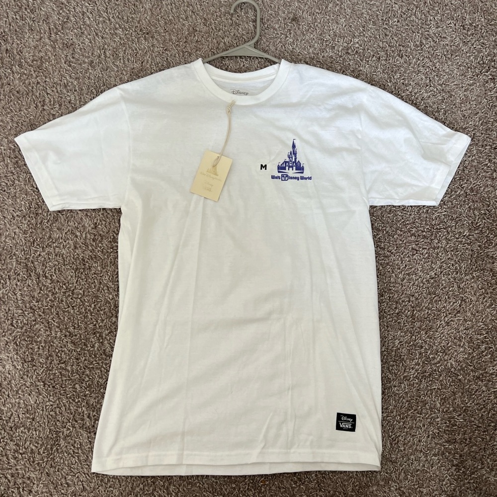 NWT Disney & Vans Retro Magic Kingdom T-shirt